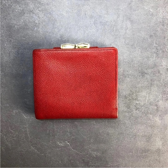 Yves Saint Laurent Vibrant Red Leather Accessory - Picture 2 of 13
